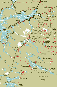 kaart netwerk narvikfjellen